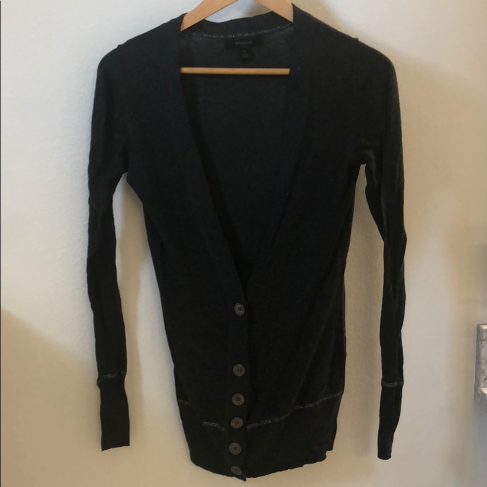Dark grey Express cardigan size medium